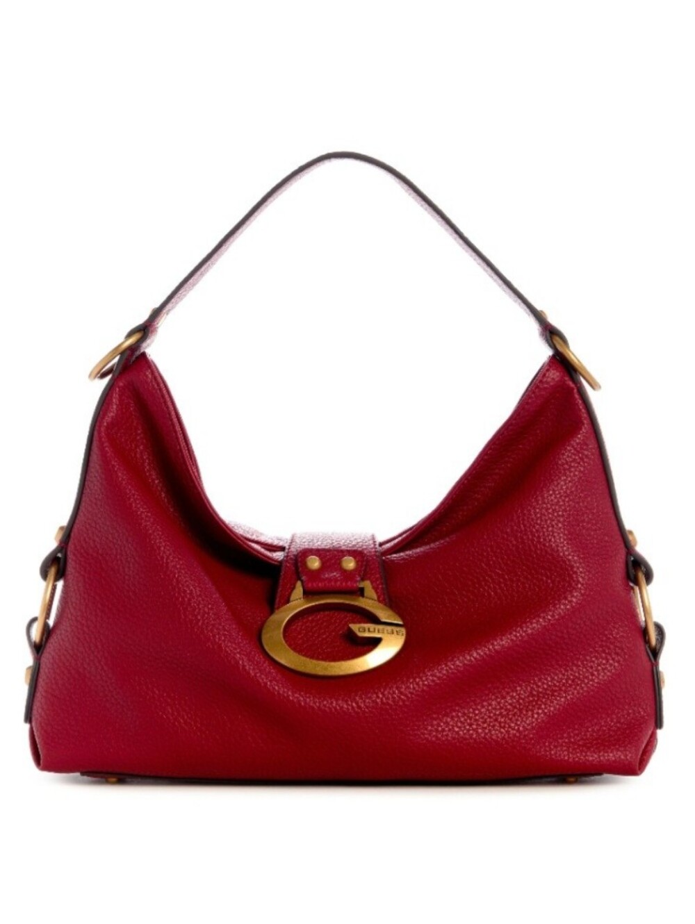 Guess Camden Shoulder Bag Slouchy Rare Sold Out Red Wine $240